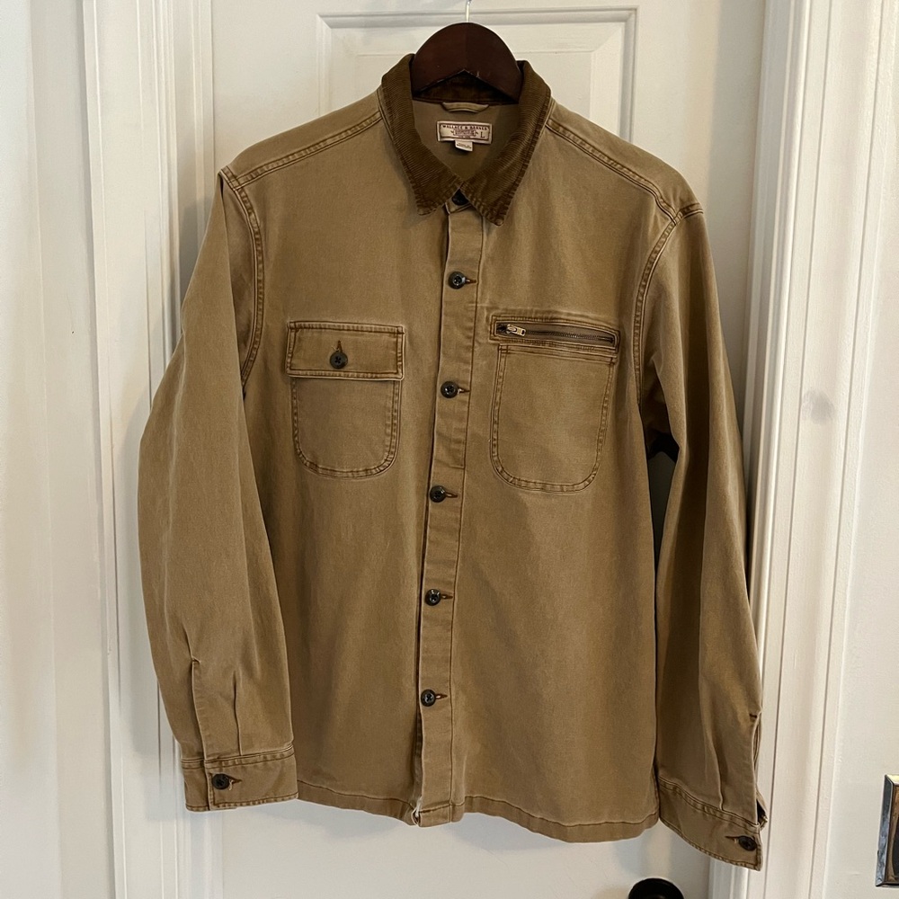 Wallace & Barnes Work Shirt‎ Jacket Tan